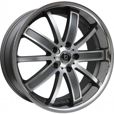 Diewe Sogno platin machined 9x20 ET37 - LK5/120 ML72.6 4017222905545