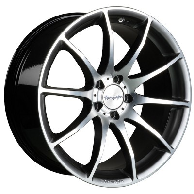 Tomason TN1 hyperblack polished 8x17 ET15 - LK4/108 ML65.1 4250683502520